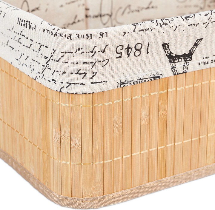 Actual product image Relaxdays Storage Basket (1 x, 38 x 28.5 x 16.5 cm)