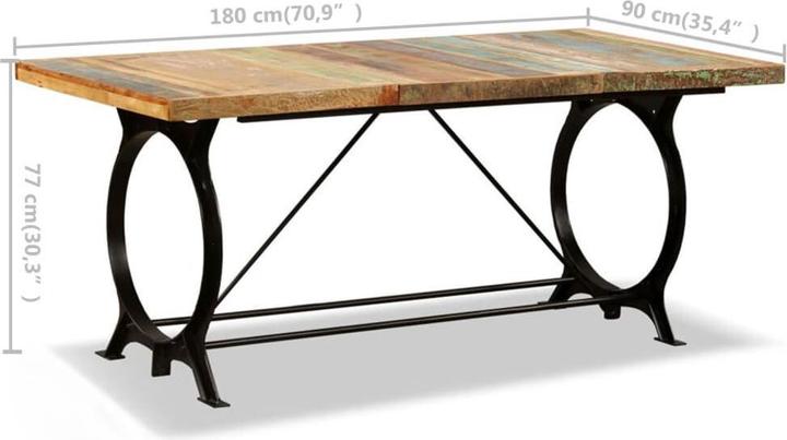 Image du produit vidaXL Esstisch (180 x 90 x 77 cm)