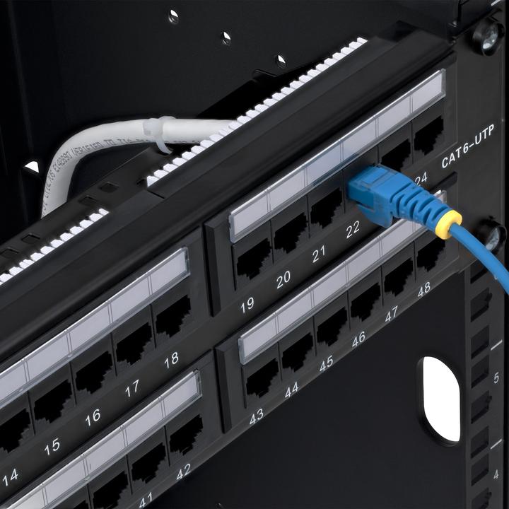 Actual product image StarTech 48-PORT 2U CAT6 PATCH PANEL NMS NS ACCS
