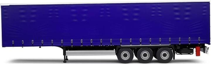 Actual product image Solido 1:24 Tarpolin trailer blue