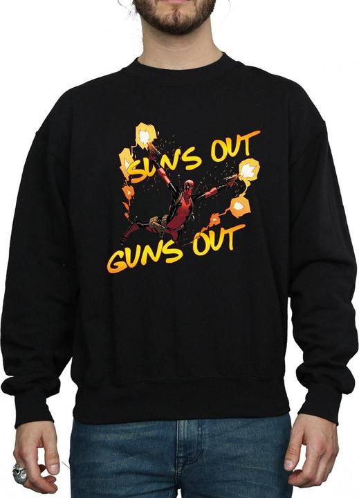 Immagine prodotto Deadpool Sun's Out Guns Out Felpa Uomo (M)