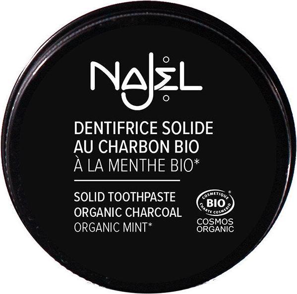 Actual product image Najel Dentifrice Solide au Charbon Organic