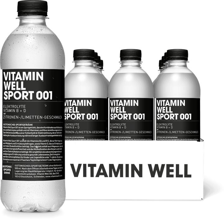 Produktbild Vitamin Well Sport 001 (Zitrone-Limette, 12 x)