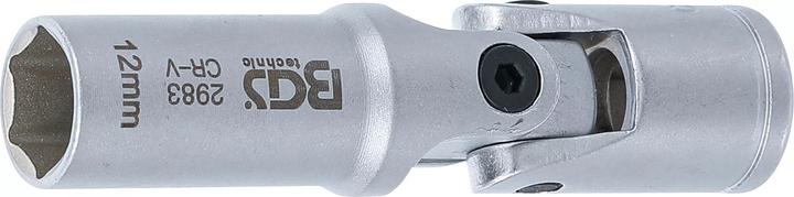Produktbild BGS Glühkerzen-Gelenk-Einsatz Sechskant Antrieb Innenvierkant 10 mm (3/8") SW 12 mm (12 mm)