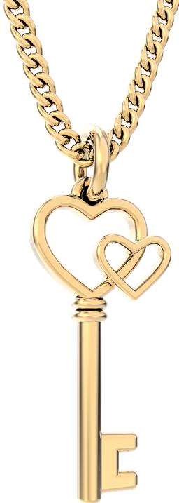 Produktbild MTM Love Key Necklace (Messing, 18k Gold)