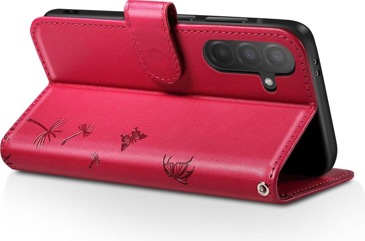 Produktbild Zanaé Etui Galaxy A56/A36 Premium Blumen/Schmetterling (Samsung Galaxy A36, Samsung Galaxy A56)