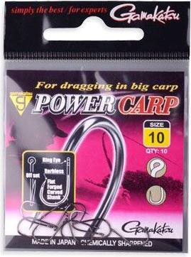 Actual product image Gamakatsu hooks power carp ring eye barbless (x)