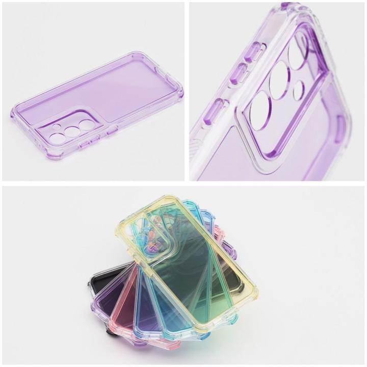 Actual product image OEM Back panel cover MATRIX CLEAR Case for SAMSUNG S25 Ultra light violet (Samsung Galaxy S25 Ultra)
