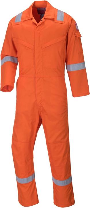 Actual product image Portwest Flame Retardant Reflective Arc Proof Antistatic Coverall with Heat Protection (L, 1x)