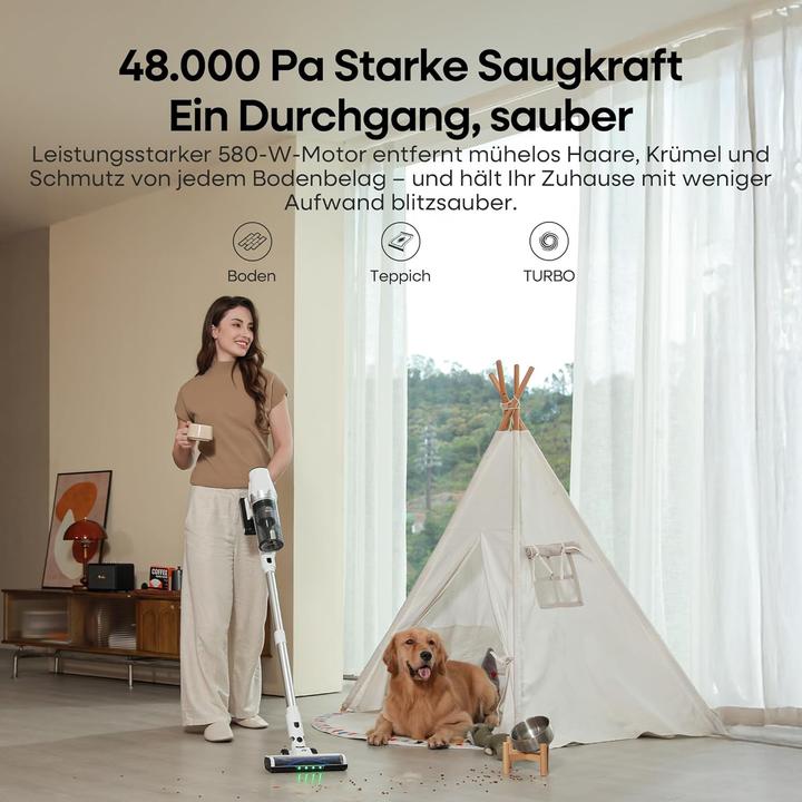 Produktbild ElecKeys Akkustaubsauger mit LED Display