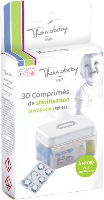 Immagine prodotto Thermobaby Confezione da 30 compresse per la sterilizzazione