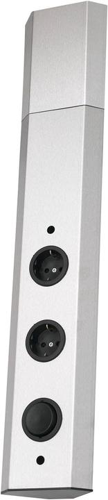 Actual product image Wipo Power corner 2 230 V, 2 Schuko sockets, connection cable 2000 mm with Schuko plug (2 m)