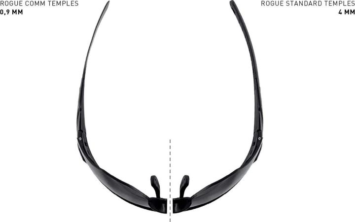Actual product image Wiley X Safety spectacles ROGUE COMM Tan - Smoke Grey + Clear + Light Rust