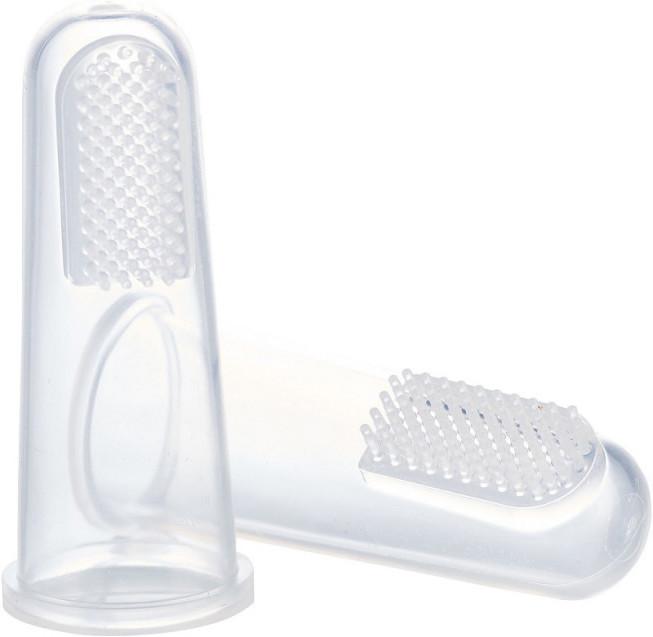 Actual product image Thermobaby Set of 2 Silicone Finger Toothbrushes