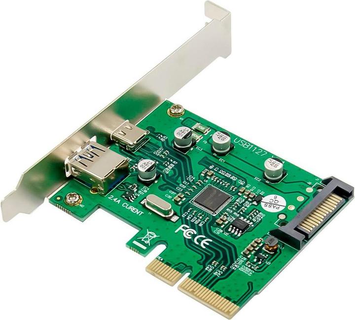 Immagine prodotto MicroConnect 1 x USB 3.1 Tipo C+A, PCIe