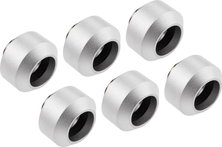 Produktbild Optimus Hardtube Fittings, 14mm, 6er Pack mit Werkzeug - silber