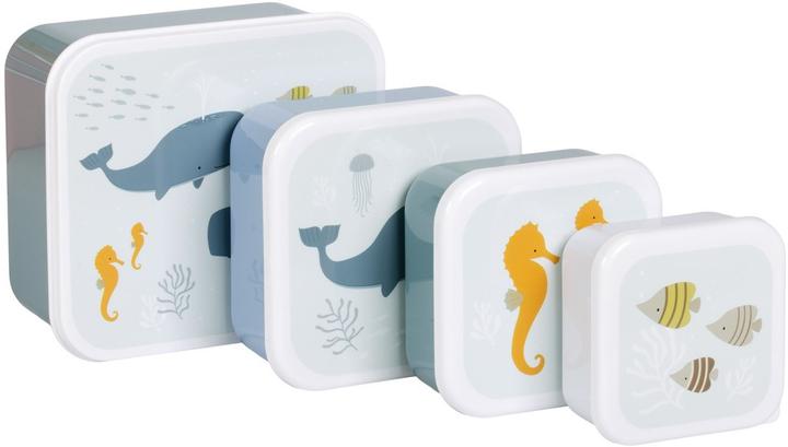 Produktbild A Little Lovely Company ALLC Lunch & Snackbox Ocean SBSEOC39