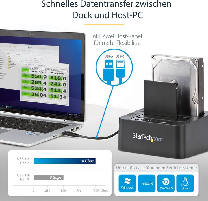 Produktbild StarTech Usb 3.1 Hdd Duplicator Dock
