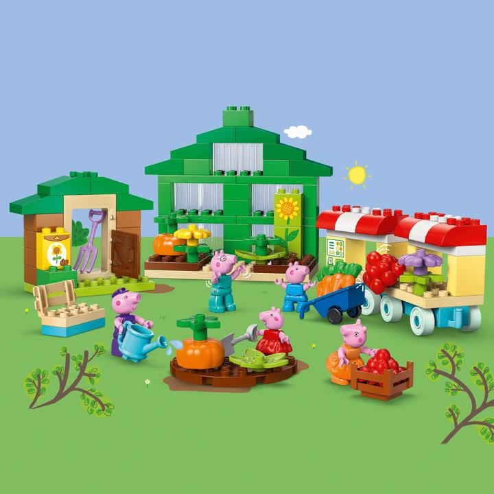 Actual product image LEGO DUPLO 10461 Bedstefar Gris' have og drivhus (10461)