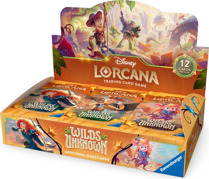 Ravensburger Lorcana Box 24 Buste: Lande Sconosciute ENG