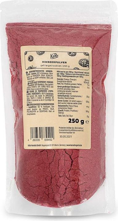 Actual product image KoRo Freeze-dried raspberry powder (250 g)