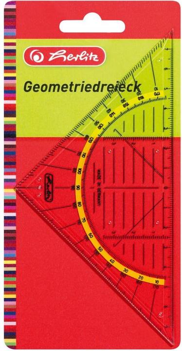 Produktbild Herlitz Geo-Dreieck klein 8700304 (16 cm, Kunststoff)