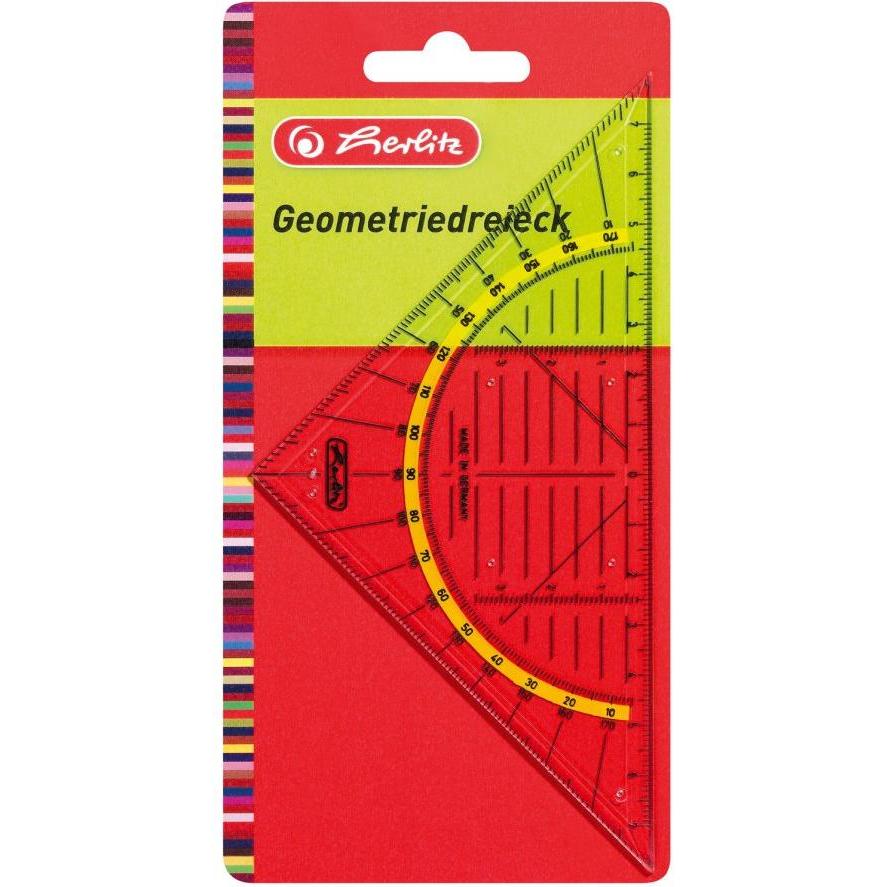 Thumbnail - Herlitz, Lineal, Geo-Dreieck klein 8700304 (140 mm)