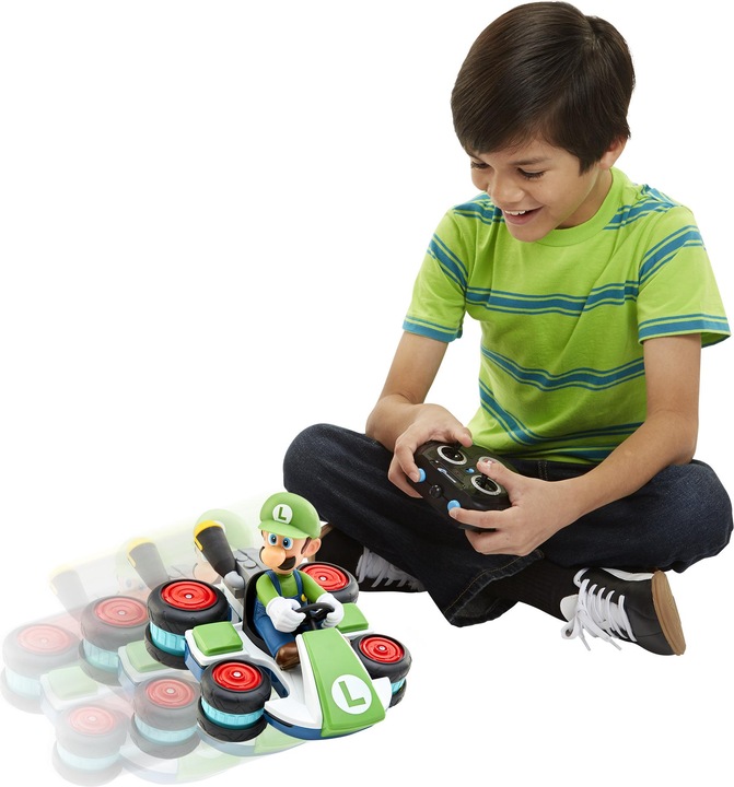 Produktbild Jakks Pacific Super Mario - Mario Kart Mini RC Racer - Luigi