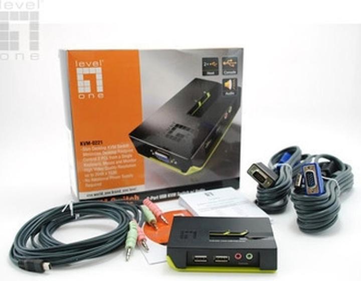 Actual product image LevelOne Level One KVM-0221