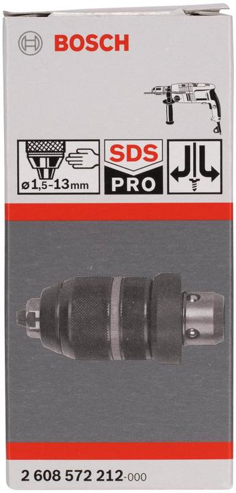 Image du produit Bosch Professional Zubehör Mandrin à serrage rapide avec adaptateur, 1,5 à 13 mm, SDS plus, pour GBH 2-26 DFR