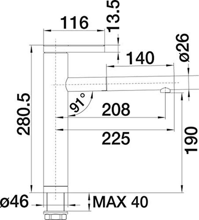Image du produit Blanco Linee-S