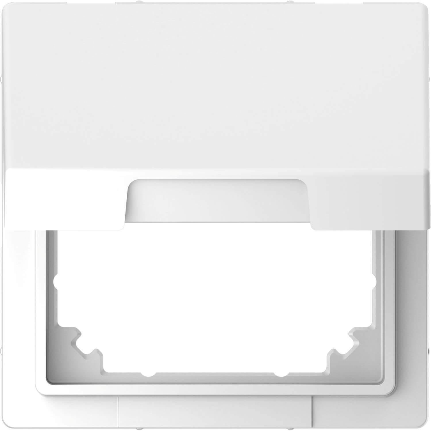 Merten, Zubehör Schalterprogramm, Adapter mit Klappdeckel für Einsätze MEG4081-6035