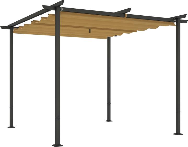 Immagine prodotto Outsunny Pergola Metall, Polyester Beige (300 cm, 300 cm)