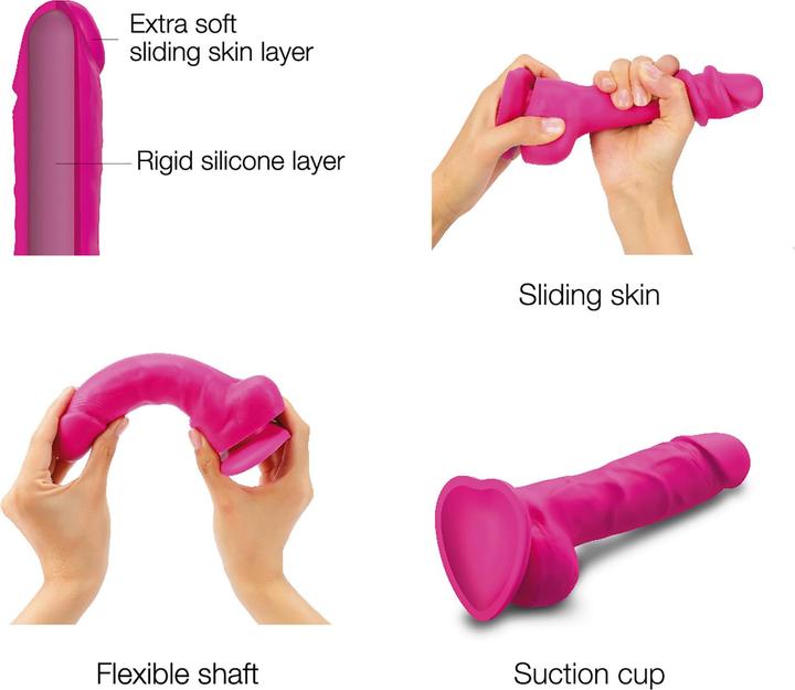 Actual product image Strap-on-me Realistic Sliding Dildo (M)