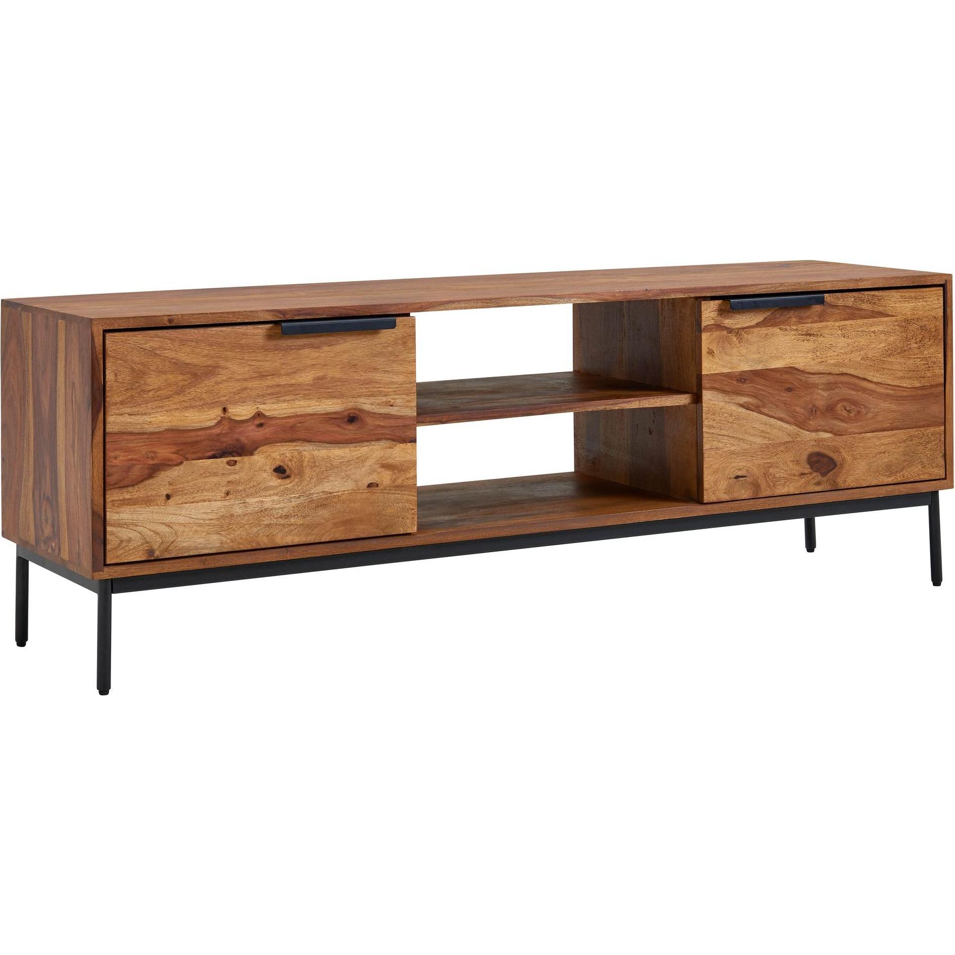 Thumbnail - FineBuy, TV Möbel, Lowboard Sheesham Braun