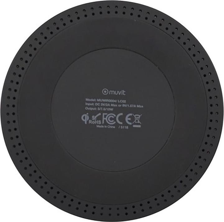 Actual product image Muvit Tab Pad De Chargement Sans Fil Qi 10w Noir (10 W)