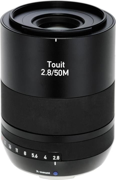 Produktbild Zeiss Touit Objektiv, 50mm, f/2.8 Makro, Fuji X-Mount (Fujinon XF, APS-C / DX)