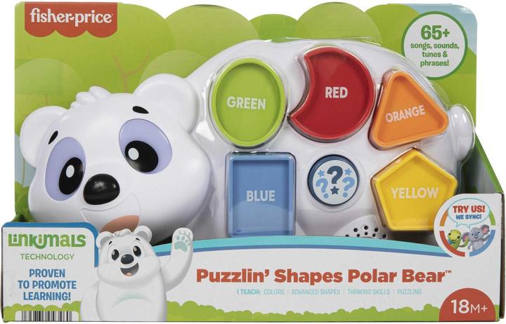 Actual product image Fisher-Price Linkimals™ Puzzlin' Shapes Polar Bear (French)