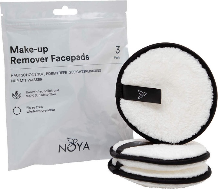 Actual product image Noya Reusable Make-up Removal Pads, Set of 3