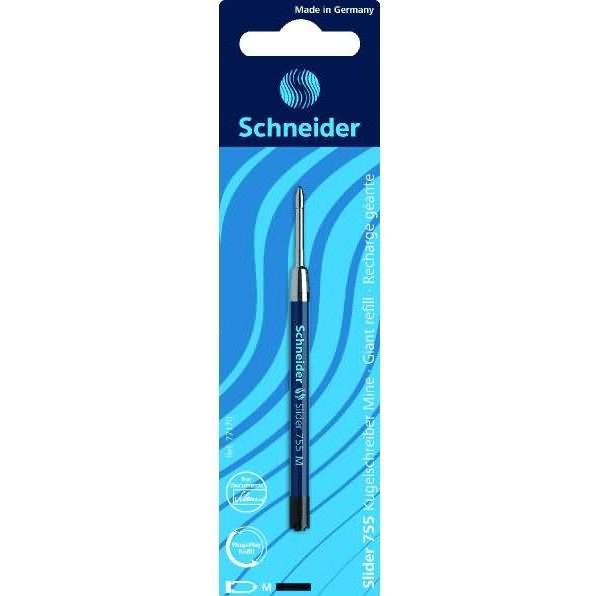 Magni, Ersatzpatrone, Kugelschreibermine 755 M Slider schwarz (Nachfülleinheit, Schwarz)
