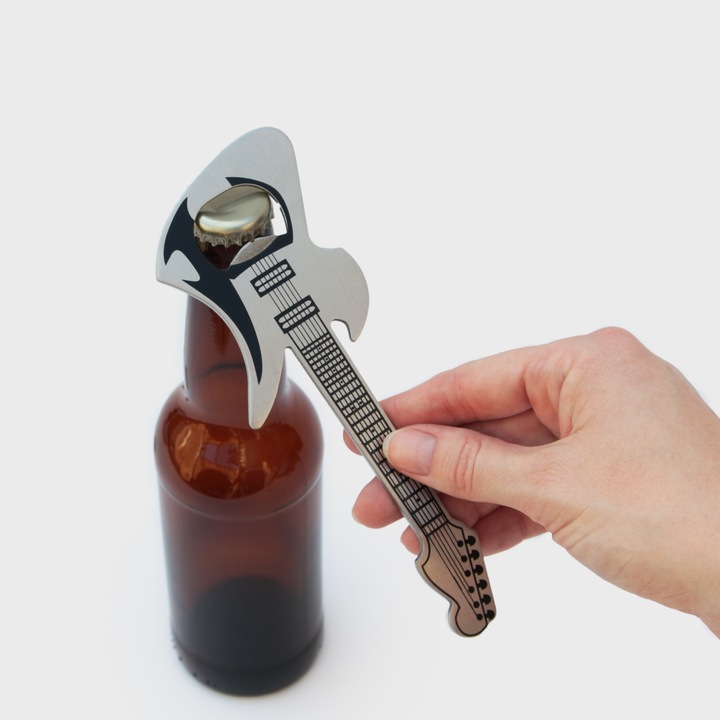 Produktbild Suck UK Guitar Bottle Opener Keychain (Kapselheber)