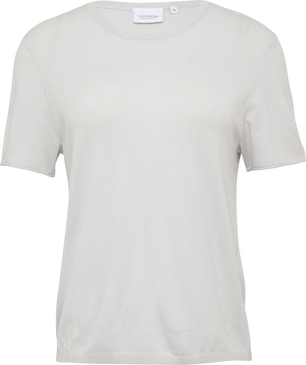 Produktbild Comma Strickpullover Kurzärmeliger Feinsrickpullover mit Rollsaum (32)