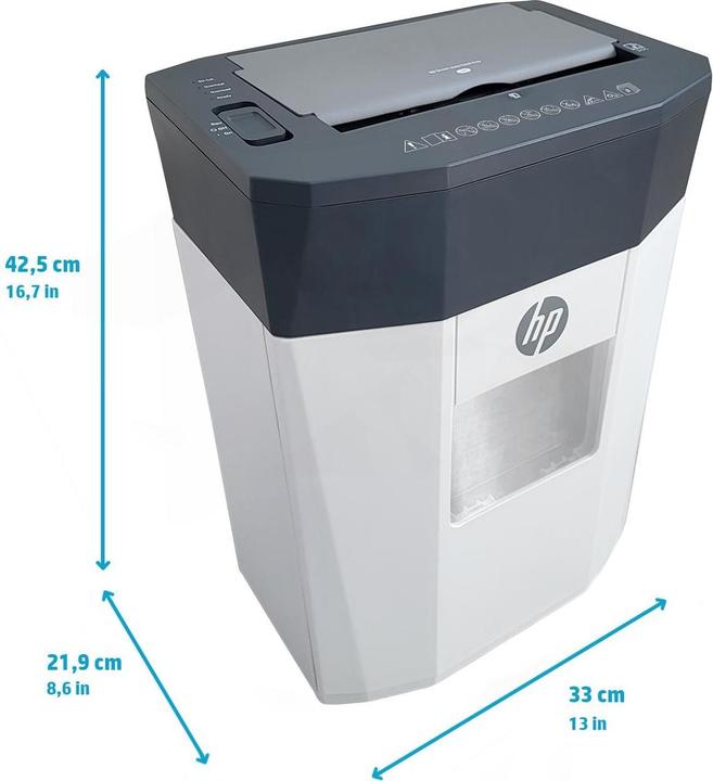 Actual product image HP OneShred Auto 80CC document shredder (Particle cut)
