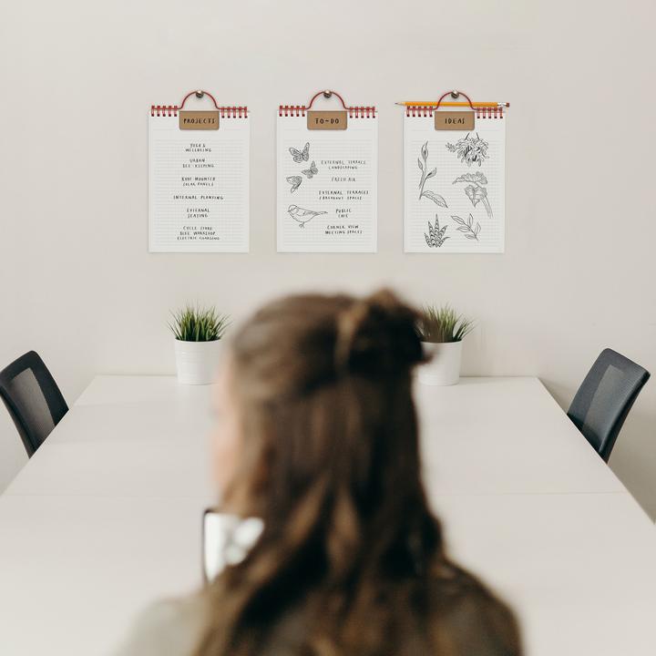 Produktbild Suck UK Hang-Up Notebook A2 (A2, Kariert, Kein Einband)