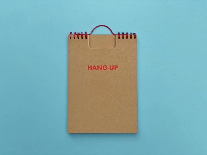 Actual product image Suck UK Hang-Up Notebook (A5, Checked, No binding)