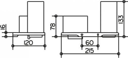 Productafbeelding Keuco Dubbele houder met glas en zeepdispenser Edition 400 kristalglas/chroom 11553