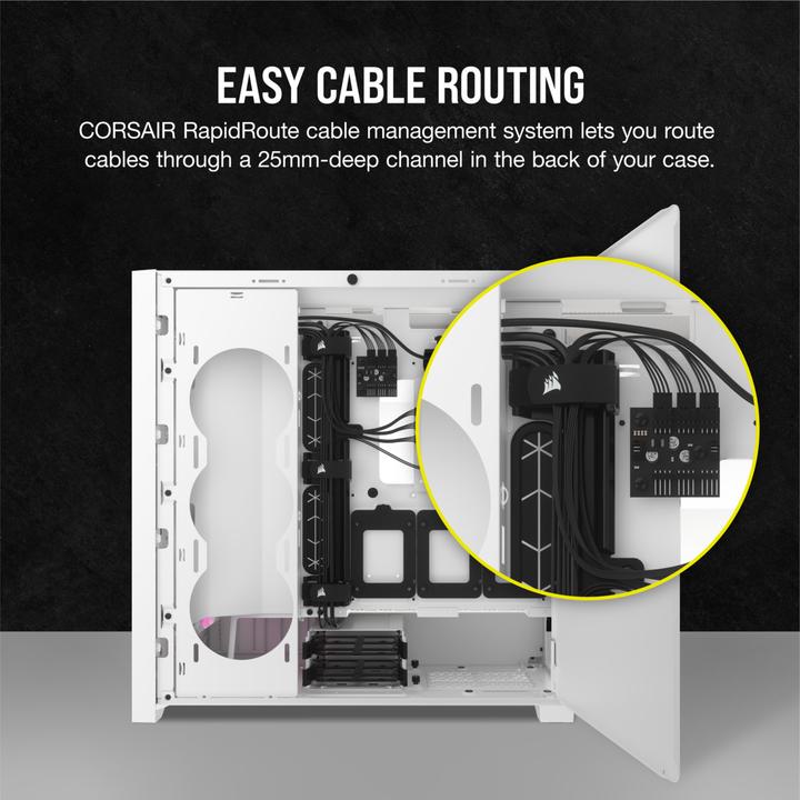 Actual product image Corsair iCUE 5000D RGB Airflow (ATX, mATX, Mini-ITX)