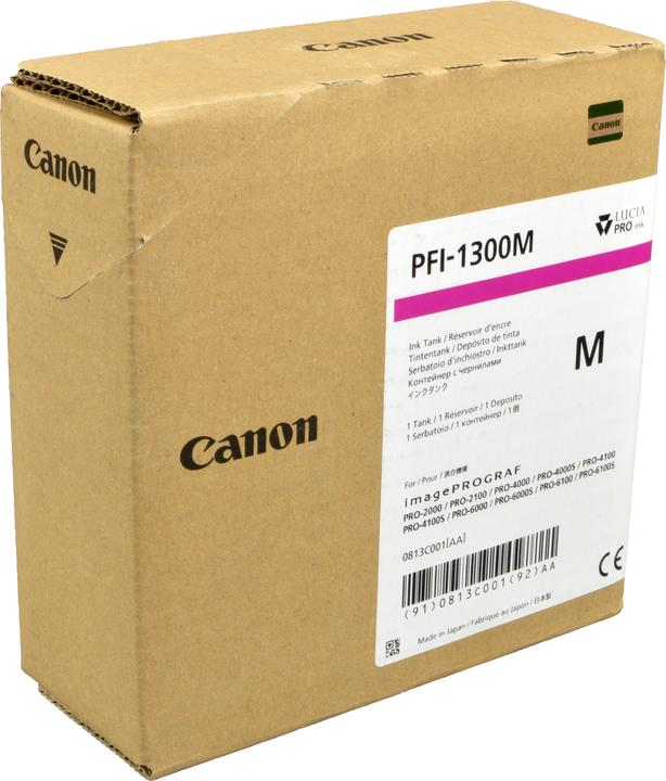 Produktbild Canon Tinte PFI-1300 magenta (M)