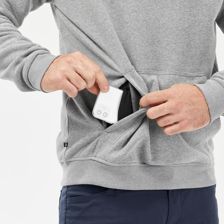 Image du produit Quechua Sweat-shirt homme NH150 capuche demi-zip synthétique (S)