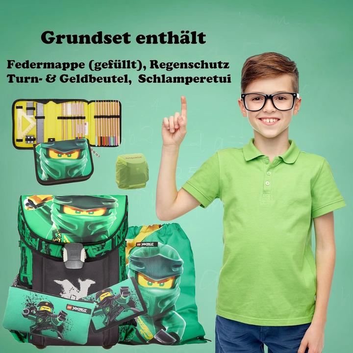 Produktbild Familando Schulranzen-Set Easy Green